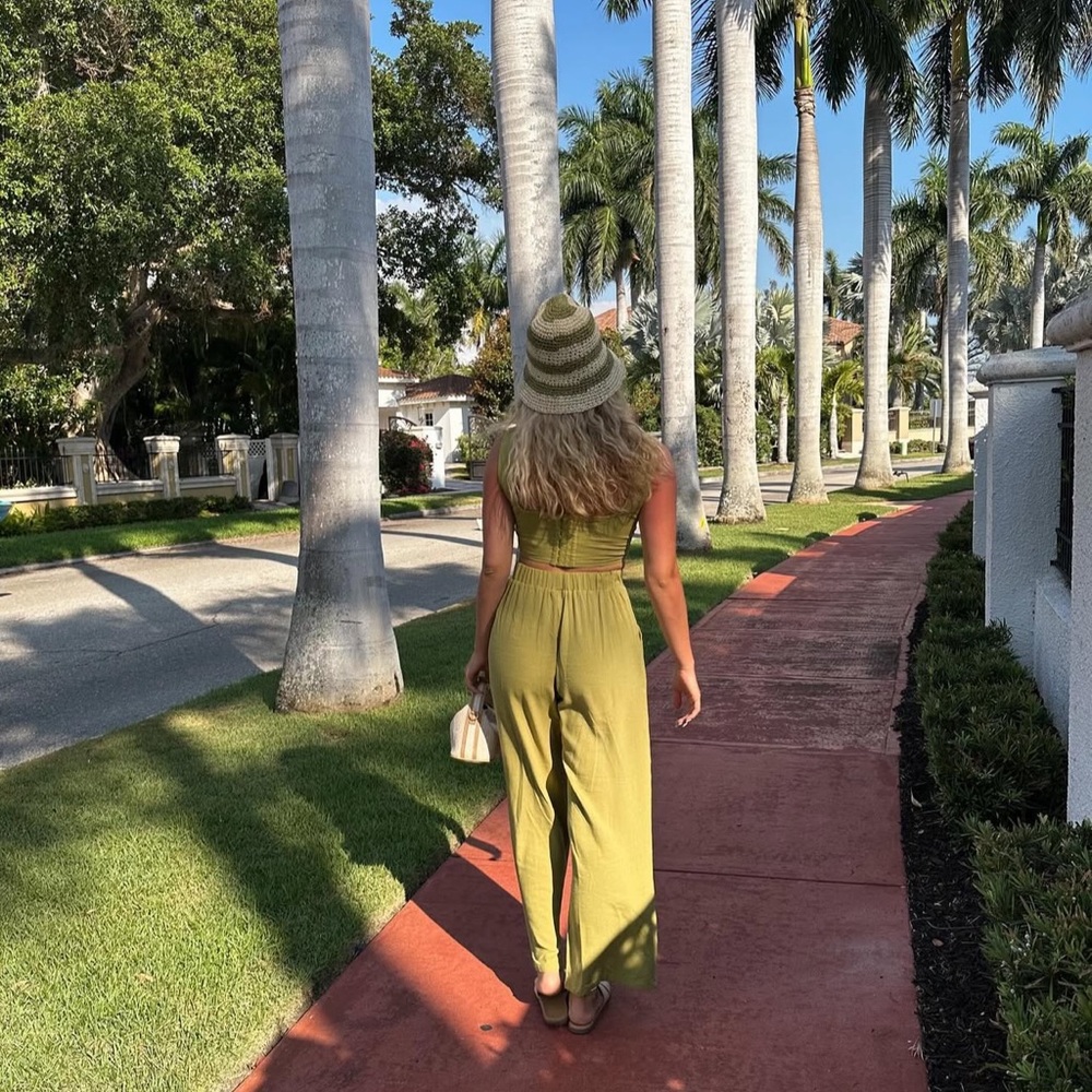 Olive Green Women's Jumpsuit